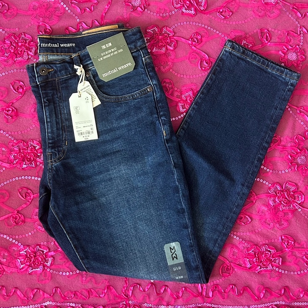 mutual weave the slim jeans